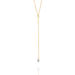 Halskette Y-PURE Diamant, 18 Karat Gelbgold