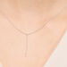Halskette Y-PURE Diamant, 18 Karat Wei�gold 