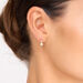 Creolen Pave II, 14 Karat Wei�gold 