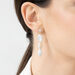 Ohrstecker VALENTINE PEARLS, lang, 18 Karat Gelbgold vergoldet 