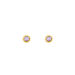 Ohrstecker Pure Amethyst, 3mm, 18 K Gelbgold vergoldet 
