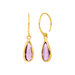 Ohrh�nger Gem Drop, Amethyst, 18 K Gelbgold vergoldet
