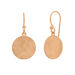 Ohrh�nger Pl�ttchen gro�, 18 K Rosegold vergoldet