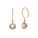 Ohrh�nger Solit�r, Labradorit, 18 K Rosegold vergoldet