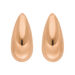 Ohrstecker Big Drop, 18 K Rosegold vergoldet