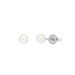 Ohrstecker Perle, 4mm, 14 Karat Wei�gold
