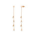 Ohrringe Perle Kette, 14 Karat Rosegold