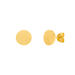 Ohrstecker Pl�ttchen, klein, 18 K Gelbgold vergoldet