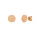 Ohrstecker Pl�ttchen, klein, 18 K Rosegold vergoldet