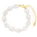 Perlenarmband VALENTINE PEARLS, 18 Karat Gelbgold vergoldet