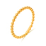 Ring Kugel, 14 Karat Gelbgold