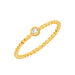 Ring Solitaire, 18 Karat Gelbgold