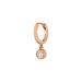 Single Creole PURE, 18 K Rosegold vergoldet