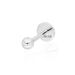 Single Piercing Kugel, 14 Karat Wei�gold