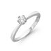 Verlobungsring Classic Solitair 0,25ct, 14 Karat Wei�gold