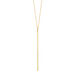 Y-Halskette Mesh, 18 Karat Gelbgold vergoldet