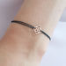 Gl�cksb�ndchen Heart Flower, 925 Sterlingsilber, Beige 