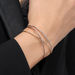 Armreif Circle mit Diamanten, 18 Karat Gelbgold 