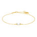 Armkette Mondstein Square, 14 Karat Gelbgold 