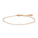 Armkette PURE Triple Diamant, 18 Karat Rosegold 