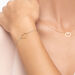 Freundschaftsarmband GENTLE HEART, 14 Karat Gelbgold 