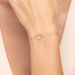 Freundschaftsarmband GENTLE HEART, 14 Karat Rosegold 
