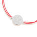 Freundschaftsarmband Disc STAR, 14 Karat Wei�gold 