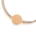 Freundschaftsarmband Disc HEART, 14 Karat Rosegold 