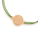 Freundschaftsarmband Disc STAR, 14 Karat Rosegold 