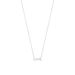 Halskette TINY LOVE mit Diamanten, 14 Karat Wei�gold 