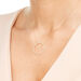 Halskette Circle Gro� mit Diamanten, 18 Karat Gelbgold 