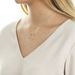 Halskette Circle Gro� mit Diamanten, 18 Karat Gelbgold 