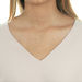 Halskette Circle Gro� mit Diamanten, 18 Karat Gelbgold 