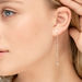 Ohrringe PURE Chain mit Diamanten, 18 Karat Wei�gold 
