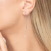 Ohrringe MY FIRST DIAMOND, ball chain, 14 Karat Wei�gold 