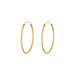 Creole Rund L, 40mm, 14 Karat Gelbgold 