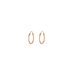 Creole Rund S, 15mm, 14 Karat Rosegold 
