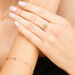 Ring Labradorit mit Diamanten, 14 Karat Rosegold 