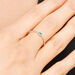 Ring Twist Smaragd, 14 Karat Wei�gold 