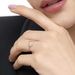 Ring Herz mit Diamanten, 18 Karat Gelbgold 