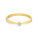 Verlobungsring Classic Solitair 0,04ct, 14K Gelbgold, Gr.52 