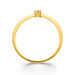 Verlobungsring Classic Solitair 0,04ct, 14K Gelbgold, Gr.52 