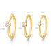Verlobungsring Classic Solitair 0,14ct, 14 Karat Gelbgold 