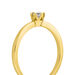 Verlobungsring Classic Solitair 0,14ct, 14 Karat Gelbgold 