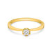 Verlobungsring Classic Solitair 0,14ct, 14 Karat Gelbgold 