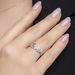 Ring Love mit Diamanten, 18 Karat Wei�gold 