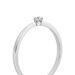 Verlobungsring Classic Solitair 0,04ct, 14 Karat Wei�gold, Gr.52 