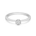 Verlobungsring Classic Solitair 0,14ct, 14 Karat Wei�gold 
