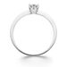 Verlobungsring Classic Solitair 0,14ct, 14 Karat Wei�gold 