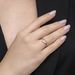 Ring Herz mit Diamanten, 18 Karat Rosegold 